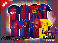 เสื้อบาเซโลน่า ย้อนยุค เกรดแฟนบอล Barcelona Retro Jersey Fan Grade