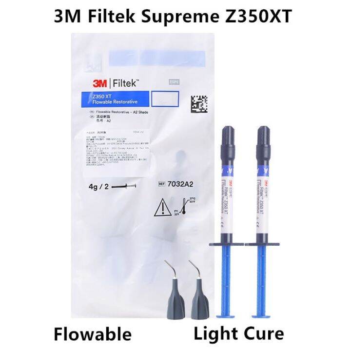 Dental Flowable Composite Flow Resin LightCure 3M ESPE Z350 2 Syringe