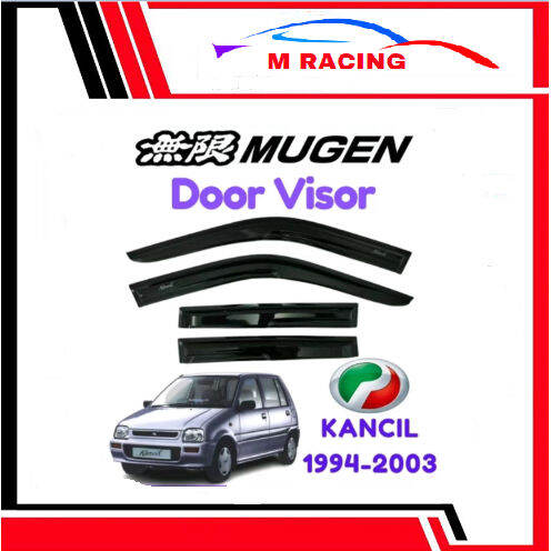 Ready Stock Pcs Set Perodua Kancil Mugen Door Visor Air Press Window Door