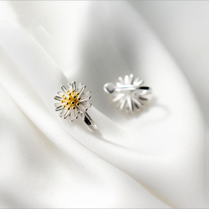 luomansi-real-s925-sterling-silver-daisy-pierced-ear-clip-female-jewelry-birthday-party-gift