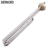 Dernord หน้าแปลนทองเหลืองเครื่องทำน้ำอุ่น220V 1Quot; Bsp เครื่องทำความร้อนไฟฟ้าแบบพับได้ด้านหลัง2kw 5kw 4kw 3kw