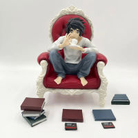 {{ONE}}24ซม. GK Death Note L Lawliet อะนิเมะรูปกาแฟ Watari &amp; L Action Figure Light Yagami Figurine ผู้ใหญ่สะสมตุ๊กตาของเล่น