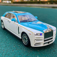 1:24 Rolls Royce Phantom Mansory ล้อแม็ก Luxy โมเดลรถยนต์ D Iecast โลหะของเล่นยานพาหนะรถยนต์รุ่นจำลองเสียงและไฟเด็กของขวัญ