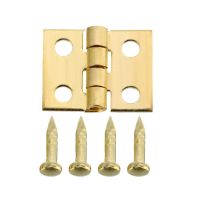 MAYITR✿10Pcs Mini Small Metal Hinge for 112 House Miniature Cabinet Furniture