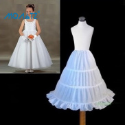 MQATZ Váy Cưới Có Gọng 3 Chiều Cho Trẻ Em Váy Lót Hoa Lolita Cho Bé Gái