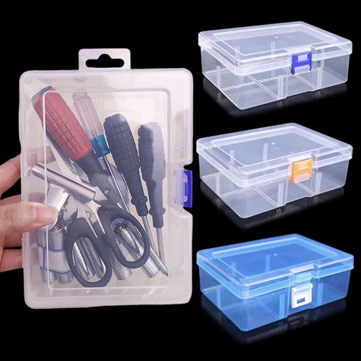 Tool Organizer Box Transparent Electronic Component Organizer