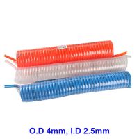 +[; Outside Diameter 4Mm Inside Diameter 2.5Mm PU4*2.5 Pu Spiral Coil Hose Pneumatic Spring Pu Garden Hose