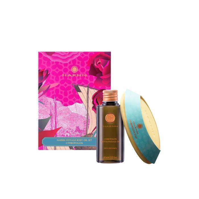 HARNN HARNN VOYAGE BODY OIL SET CYMBOPOGON [ GIFT SET ] Lazada.co.th