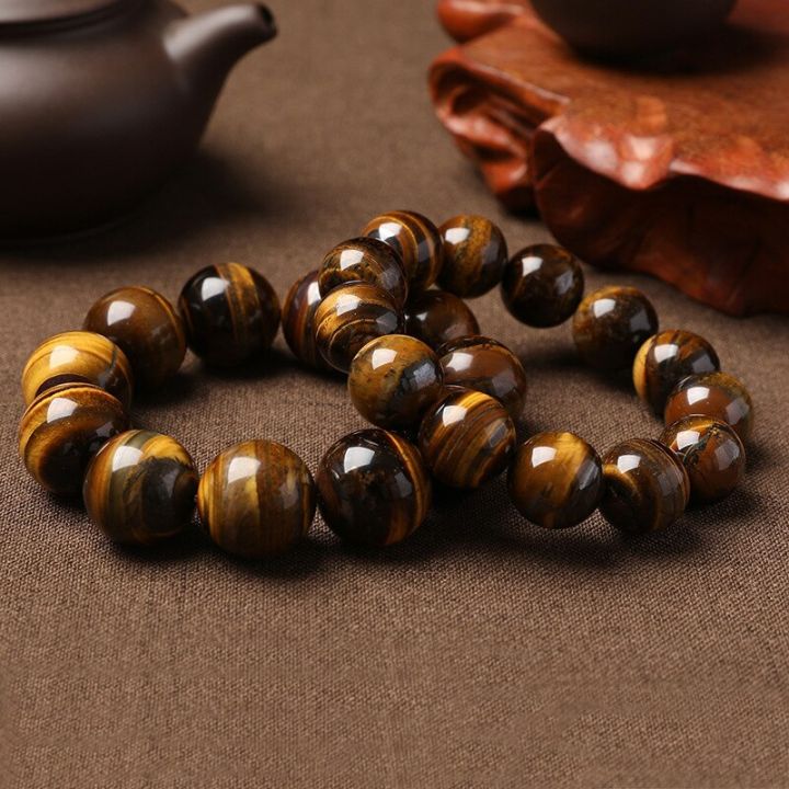 fashion-tiger-eye-bracelet-men-and-women-charm-natural-stone-jewelry-healing-buddha-elastic-rope-couple-crystal-bead-bracelet