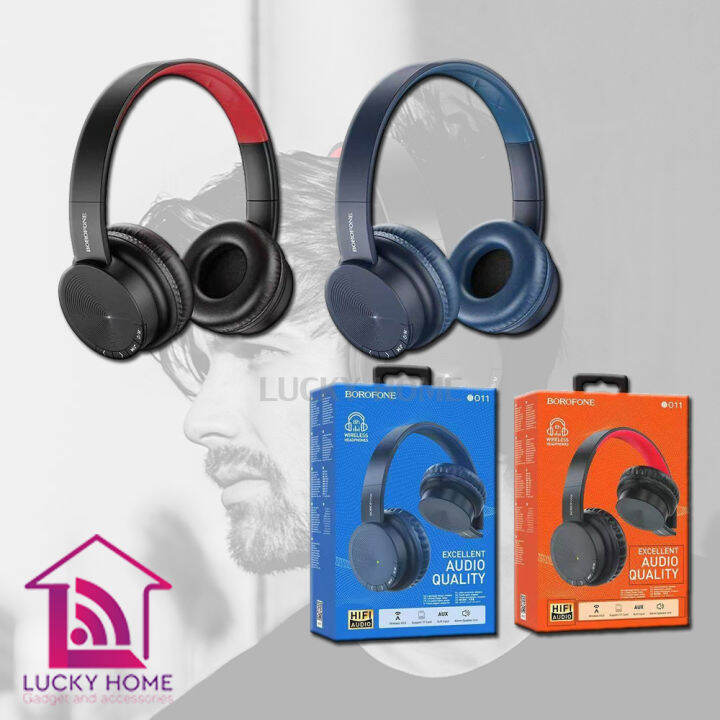 ชุดหูฟังบลูทูธ สเตอริโอ Borofone BO11 Maily BT Headphones | Lazada.co.th
