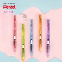 ญี่ปุ่น pen สีน่ารักบรรจุดินสอจำกัด PD 105T-side ความดันประเภท Anti-Breaking Core เติมดินสอ0.50.7มม. อุปกรณ์โรงเรียน