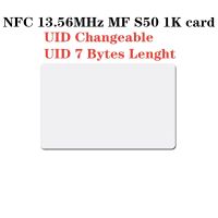 S50 NFC 13.56Mhz UID 0 Block 7 Bytes Rewrite Changeable Rfid Card Mutable Writeable Chinese Magic Copy Clone