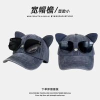 【Ready】? ins Korean version trendy brand pilot glasses cap boy baseball cap hip-hop cap girl sunshade hat