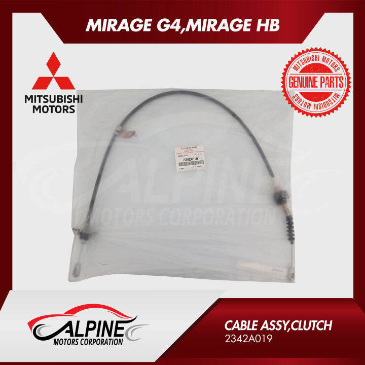 Mitsubishi Genuine Parts CABLE ASSEMBLY,CLUTCH FOR MIRAGE G4 AND HB