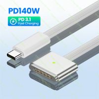 USB Type-C to Magnetic 3 Cable Adapter PD30W 67W 96W 140W Fast Charging Charger For MacBook Pro Air Pro M2 A2442 A2485 A2681