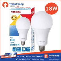 ( โปรโมชั่น++) คุ้มค่า Toshiba หลอดไฟ LED โตชิบา A80 LED Bulb 18W E27 Daylight ราคาสุดคุ้ม หลอด ไฟ หลอดไฟตกแต่ง หลอดไฟบ้าน หลอดไฟพลังแดด