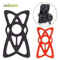 【LZ】◕  Untoom-silicone celular titular banda bicicleta motocicleta universal elástico borracha cinta de segurança para bicicleta guidão clipe de berço