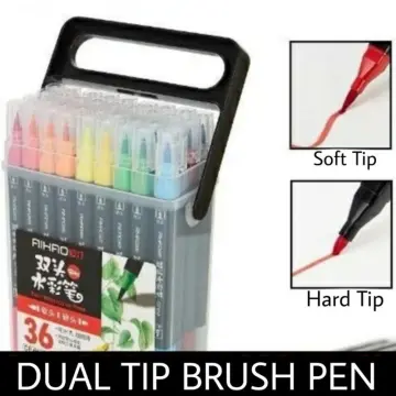 Japan TOMBOW ABT Dual Soft Brush Pen & Fine Tip 12pcs/set Calligraphy Pens  Double Head