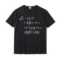 รุ่นมาตรฐาน Lagrangian Higgs Boson ครูฟิสิกส์เสื้อยืดแบรนด์ Mens T เสื้อ Cotton Tees Design