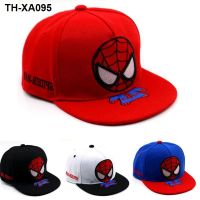 Boy hat European and trendy cartoon spiderman baseball cap childrens sun visor F768