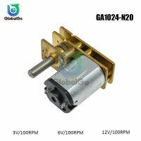 【❂Hot On Sale❂】 yihaobu มอเตอร์เกียร์100Rpm Dc 3V Dc 6V Dc 12V Ga1024 N20ของเล่น Diy สมาร์ทคาร์มอเตอร์เกียร์ไฟฟ้า