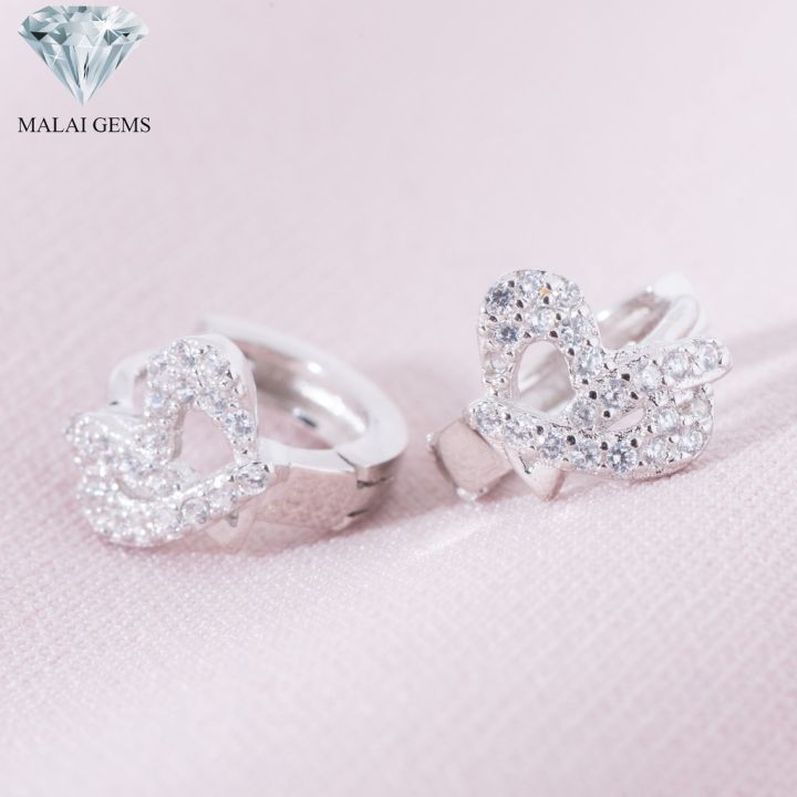 malai-gems-ต่างหูเพชร-เงินแท้-silver-925-เพชรสวิส-cz-เคลือบทองคำขาว-รุ่น-075-2e16823-แถมกล่อง-ต่างหูcz-ต่างหูเงินแท้