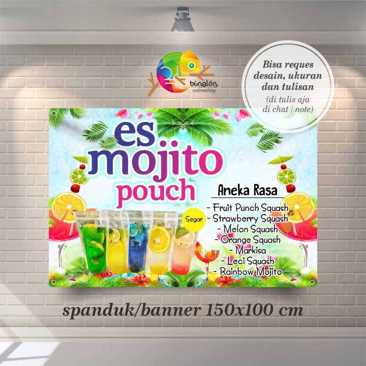 Spanduk, Banner Minuman Mojito, Moctail | Lazada Indonesia