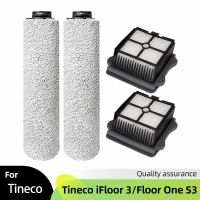 สำหรับ TINECO Ifloor 3/แปรงลูกกลิ้งอ่อนสุญญากาศแบบใช้มือจับเครื่องทำความสะอาดพื้นไร้สายหนึ่ง S3อุปกรณ์เสริมตัวกรอง Hepa