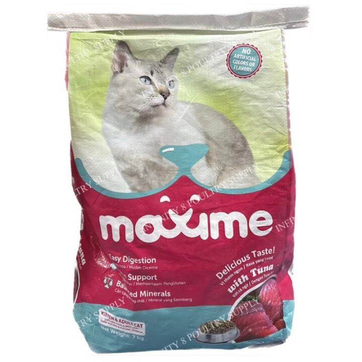 Maxime Dry Cat Food Kitten Adult - Tuna Flavor 7kg | Lazada PH