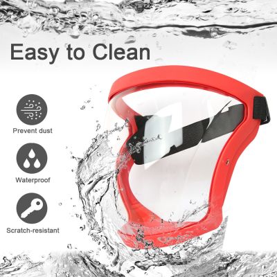 【CW】 Transparent Face Shield Anti splash Safety Glasses Protection Fog Windproof Facial