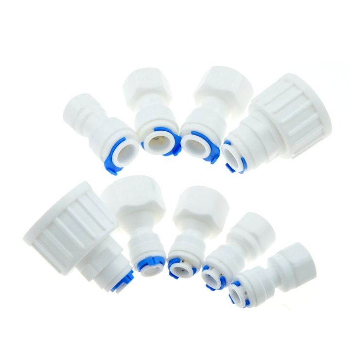 ระบบ-reverse-osmosis-ro-ข้อต่อฟิตติ้ง-1-4-3-8-นิ้ว-8-มม-ท่อ-od-ท่อ-1-4-1-2-3-4-1-8-ท่อพลาสติกตัวเมีย-quick-connectors-tutue-store