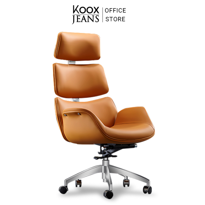 kooxjeans-leather-chair-executive-chair-ก้าอี้ออฟฟิศ-เก้าอี้บอส-เก้าอี้หนังแท้-เก้าอี้คอมพิวเตอร์-หลังสูง-เก้าอี้-หรูหรา-office-leather-chair-computer-chair-genuine-leather-ky08
