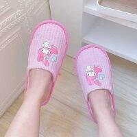 ?รองเท้า slipper รองเท้าใส่ในออฟฟิศ รองเท้าใส่ในบ้าน ใส่ในบ้าน งานเนื้อไม่หนา เหมาะสำหรับอากาศเมืองไทย ด้านหลังมีกันลื่น ความยาว 28 cm (11 นิ้ว)