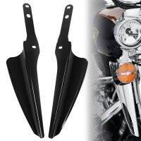 1 Pair Front Fork Wind Deflector for Harley-Electra Glide 1995-2019 Mount Motorcycle Windshield Fork Covers