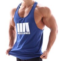 Summer new casual men 39;s vest mesh quick drying sportswear jogger fitness sports top fashion tooling vest