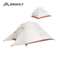 Bswolf Ultralight Camping Tent  Backpack Tent 20D Nylon Waterproof Outdoor Hiking Travel Tent Cycling Tent 1-2 person