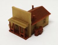 Outland Models Building Old West House / Shop N Scale 1:160 Train Railway Layout