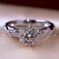 Delysia King Accessories สำหรับผู้หญิงเครื่องประดับดอกไม้คริสตัลแหวนแต่งงาน