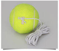 2 pcs Professional Tennis Training Partner Rebound Practice Ball With 3.8m Elastic Rope Rubber Ball For Beginner