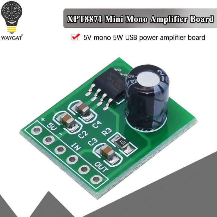 XHM125 XPT8871 Mono Amplifier Board DC 5V 1A 5W Audio Placa