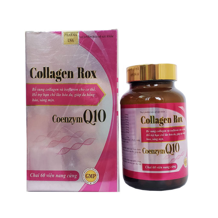 Viên uống đẹp da Collagen Rox bổ sung Vitamin E C chống lão hóa ...
