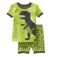 SAILEROAD Childrens Dinosaurs Pajamas Set Girls Paja Cotton Kids Pyjamas Boys Sleepwear Child Night Wear Clothing Suits