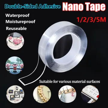 100pcs Double Sided Dots Tape Clear Sticky Tape Reusable Transparent No  Traces Adhesive Stickers Nano Gel