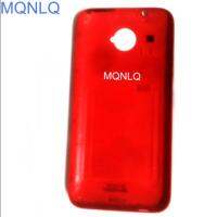 【✆New✆】 jiejiu65879742 อะไหล่ฝาครอบตัวเรือนติดตั้งสีแดง Mqnlq เคสโทรศัพท์เอชทีซี Desire 601ประตูปุ่มปรับระดับเสียงฝาหลังสีขาวสีดำสีแดง