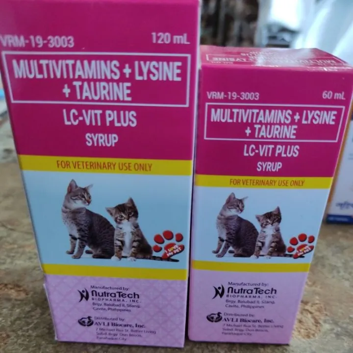 LC Vit Plus Syrup for cats 60ml / 120ml Lazada PH