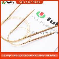 ✖ 1 Pair 40/60/80/100cm Tulip Bamboo Knitting Needles For Knitting Circular Fishing Line Needles Rotatable Wool For Knitting