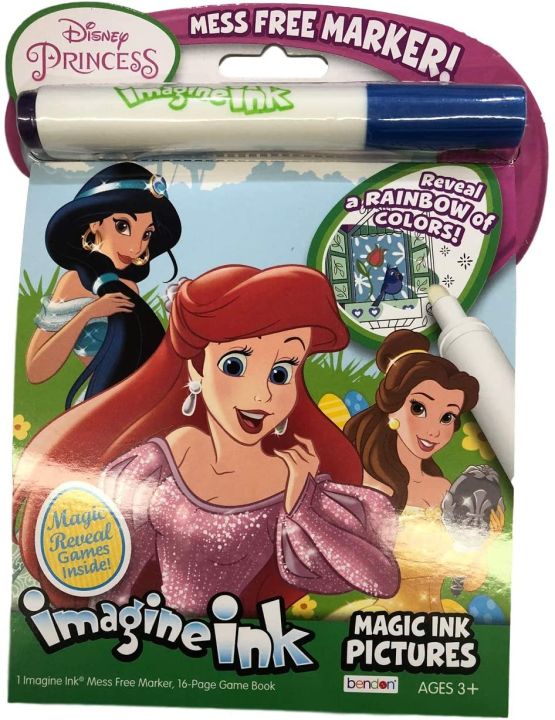 Disney Princess 16 - Page Coloring Book with Free Marker