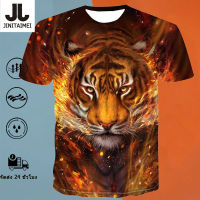 JINITAIMEI บุรุษตลกเสื้อ3D พิมพ์เสื้อยืดลำลองแขนสั้นประเดิม