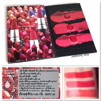 MAC Lipstick Blister Card Red Shades 0.402g แมค การ์ดสีแบบทดลอง