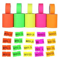 【CW】﹍✙  500pcs/roll Colorful Price Label Paper Tag Sticker MX-5500 Labeller Gun Self-adhesive Design Retail Tags